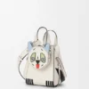 Bolso tipo Hammock Compact «Futurist Cat» en piel de becerro clásica Bolso tipo Hammock Compact «Futurist Cat» en piel de becerro clásica