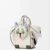 Bolso tipo Hammock Compact «Futurist Cat» en piel de becerro clásica Bolso tipo Hammock Compact «Futurist Cat» en piel de becerro clásica