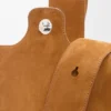 Bolso tipo Pebble Bucket grande «Pebble» en piel de becerro de gamuza