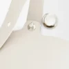 Bolso tipo Pebble Bucket mini en piel de becerro suave granulada Bolso tipo Pebble Bucket mini en piel de becerro suave granulada