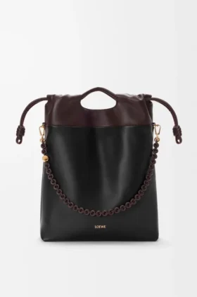 Bolso tipo tote «Flamenco Purse» en piel de cordero napa suave