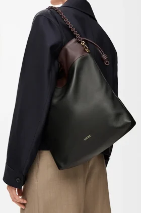 Bolso tipo tote «Flamenco Purse» en piel de cordero napa suave