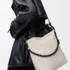 Bolso tipo tote «Flamenco Purse» en piel de cordero napa suave