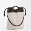 Bolso tipo tote «Flamenco Purse» en piel de cordero napa suave