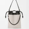 Bolso tipo tote «Flamenco Purse» en piel de cordero napa suave
