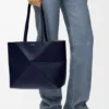 Bolso tipo tote mediano con pliegue Puzzle Fold horizontal en piel de becerro de grano suave Bolso tipo tote mediano con pliegue Puzzle Fold horizontal en piel de becerro de grano suave
