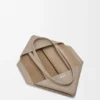 Bolso tipo tote mediano con pliegue Puzzle Fold horizontal en piel de becerro de grano suave Bolso tipo tote mediano con pliegue Puzzle Fold horizontal en piel de becerro de grano suave