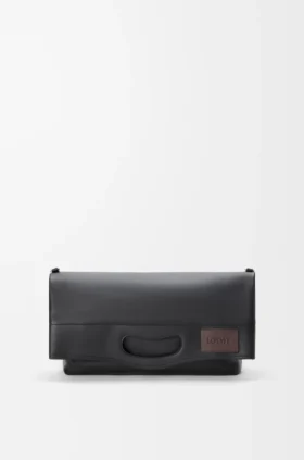 Bolso tote «Bob Folded» en piel de becerro flexible y brillante