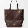 Bolso tote «Cats XL Puzzle Fold» en piel de becerro napa