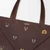 Bolso tote «Cats XL Puzzle Fold» en piel de becerro napa