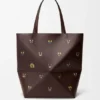 Bolso tote «Cats XL Puzzle Fold» en piel de becerro napa