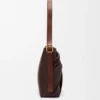 Bolso tote drapeado en piel de cordero napa suave Bolso tote drapeado en piel de cordero napa suave