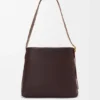 Bolso tote drapeado en piel de cordero napa suave Bolso tote drapeado en piel de cordero napa suave
