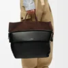 Bolso tote grande «Switch» en piel de becerro y gamuza Bolso tote grande «Switch» en piel de becerro y gamuza
