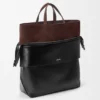 Bolso tote grande «Switch» en piel de becerro y gamuza Bolso tote grande «Switch» en piel de becerro y gamuza