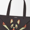 Bolso tote mediano «Futurist Cat» con Puzzle Fold en piel de becerro napa Bolso tote mediano «Futurist Cat» con Puzzle Fold en piel de becerro napa