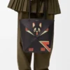 Bolso tote mediano «Futurist Cat» con Puzzle Fold en piel de becerro napa Bolso tote mediano «Futurist Cat» con Puzzle Fold en piel de becerro napa