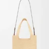 Bolso Tote mediano Loewe Font Tote de rafia Bolso Tote mediano Loewe Font Tote de rafia