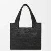 Bolso Tote mediano Loewe Font Tote de rafia Bolso Tote mediano Loewe Font Tote de rafia