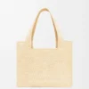 Bolso Tote mediano Loewe Font Tote de rafia Bolso Tote mediano Loewe Font Tote de rafia