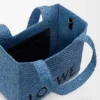 Bolso Tote mediano Loewe Font Tote de rafia Bolso Tote mediano Loewe Font Tote de rafia