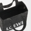 Bolso Tote mediano Loewe Font Tote de rafia Bolso Tote mediano Loewe Font Tote de rafia