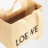 Bolso Tote mediano Loewe Font Tote de rafia Bolso Tote mediano Loewe Font Tote de rafia