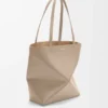 Bolso tote mediano Puzzle Fold en piel de becerro brillante
