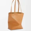 Bolso tote mediano Puzzle Fold en piel de becerro brillante Bolso tote mediano Puzzle Fold en piel de becerro brillante