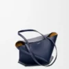 Bolso tote mediano Puzzle Fold en piel de becerro brillante Bolso tote mediano Puzzle Fold en piel de becerro brillante
