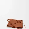 Bolso tote mediano Puzzle Fold en piel de becerro brillante Bolso tote mediano Puzzle Fold en piel de becerro brillante