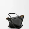Bolso tote mediano Puzzle Fold en piel de becerro brillante