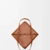 Bolso tote mediano Puzzle Fold en piel de becerro brillante Bolso tote mediano Puzzle Fold en piel de becerro brillante