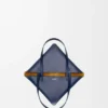 Bolso tote mediano Puzzle Fold en piel de becerro brillante Bolso tote mediano Puzzle Fold en piel de becerro brillante