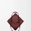 Bolso tote mediano Puzzle Fold en piel de becerro brillante