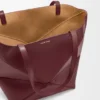 Bolso tote mediano Puzzle Fold en piel de becerro brillante