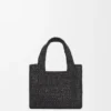 Bolso tote «Mini Loewe Font Tote» en rafia
