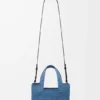 Bolso tote «Mini Loewe Font Tote» en rafia