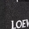 Bolso tote «Mini Loewe Font Tote» en rafia