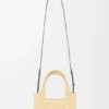 Bolso tote «Mini Loewe Font Tote» en rafia