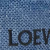 Bolso tote «Mini Loewe Font Tote» en rafia