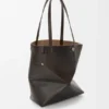 Bolso tote Panta mediano Puzzle Fold en piel de becerro brillante Bolso tote Panta mediano Puzzle Fold en piel de becerro brillante