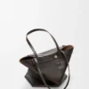 Bolso tote Panta mediano Puzzle Fold en piel de becerro brillante Bolso tote Panta mediano Puzzle Fold en piel de becerro brillante