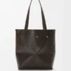 Bolso tote Panta mediano Puzzle Fold en piel de becerro brillante Bolso tote Panta mediano Puzzle Fold en piel de becerro brillante
