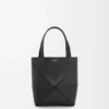 Bolso tote Puzzle Fold Mini en piel de becerro brillante Bolso tote Puzzle Fold Mini en piel de becerro brillante