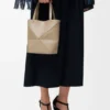 Bolso tote Puzzle Fold Mini en piel de becerro brillante Bolso tote Puzzle Fold Mini en piel de becerro brillante