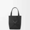Bolso tote Puzzle Fold Mini en piel de becerro brillante Bolso tote Puzzle Fold Mini en piel de becerro brillante