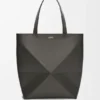 Bolso tote Puzzle Fold XL en piel de becerro brillante