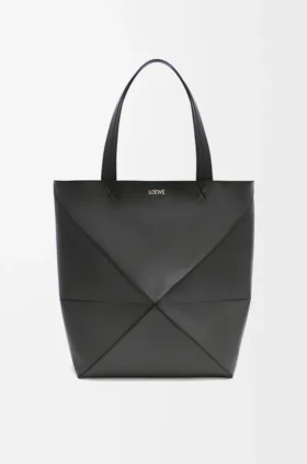 Bolso tote Puzzle Fold XL en piel de becerro brillante