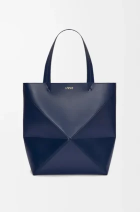 Bolso tote Puzzle Fold XL en piel de becerro brillante